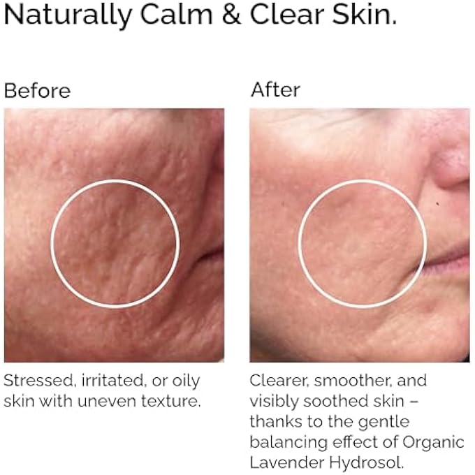 MARJAN ORGANIC 100% ORGANIC LAVENDER HYDROSOL FLORAL WATER 50ML  NATURAL TONER & GENTLE CLEANSER  FACE, BODY & HAIR MIST  IDEAL FOR SENSITIVE SKIN & DIY BEAUTY  VEGAN & GMO-FREE - Image 2